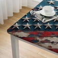 thumbnail image 4 of BANET American Star Stripe Tablecloths USA Flag Table Linen Cloth Cover Mat Polyester for Dinner Party Holiday Home Decor, 4 of 7