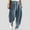 Light Blue, variant on TIANZEN Women's Jeans Casual Low Rise Loose Fit Drawstring Waist Summer Party Trousers With Ruffle Detail Comfortable Daily Womens Jean Sweat Pants Mom Jean Womens Stretch Straight Leg Pants