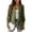 Army Green, variant on Rollbacks & More GaThRRgYP Women's Single Breasted Blazer,Solid Blazers for Women Business Casual Long Sleeve Lapel Open Front Suit Jacket Work Blazer with Pockets Khaki S