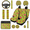 Cartoon Ladybug Print with Heart Accents, variant on HUIACONG 14 Pcs Turtle and Floral Pattern Car Interior Accessory Kit, Premium High Quality Automotive Interior Accessories, Suitable for Vans Small Car Trucks