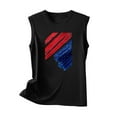 thumbnail image 4 of EINCcm Women American Flag Print Tank Tops USA Stars Stripes Patriotic T Shirt Summer Loose Vest Tees, 4 of 4