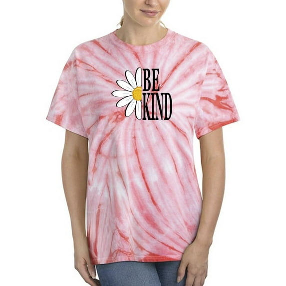 Be Kind Daisy Tie Dye Cyclone Women -Image by Shutterstock, Female x-Large