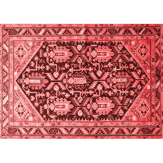 Ahgly Company Indoor Rectangle Persian Red Traditional Area Rugs, 5' x 8'