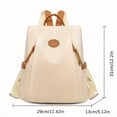 thumbnail image 3 of Sdmnsg-T Solid Color Stylish And Minimalist Women's Backpack, Perfect for Travel, Lightweight Commuting, And Spacious Enough for Casual Use., 3 of 14