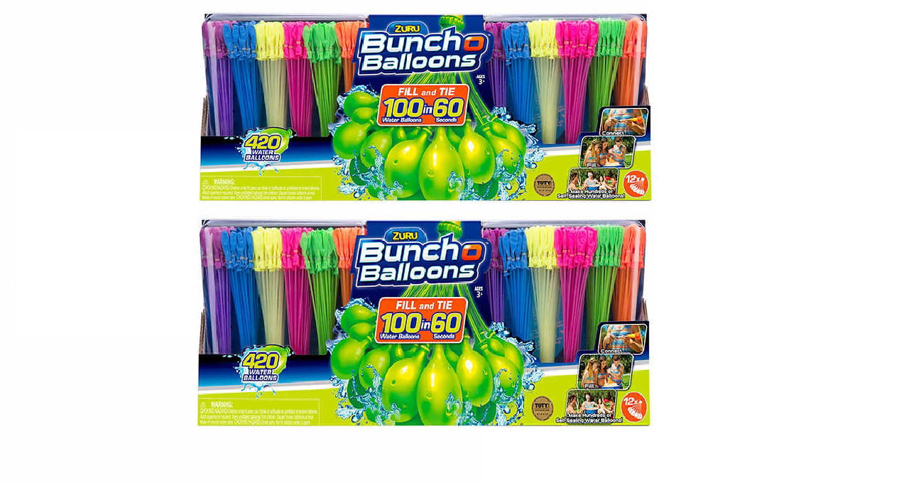 Gehoorzaam Portaal Filosofisch Bunch O Balloons 100 Rapid-Filling Self-Sealing Water Balloons (3 Pack) by  ZURU - Walmart.com