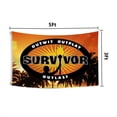 thumbnail image 2 of Tapestry Survivor, microtela de pared, 150 x 90 cm, estética de habitación, 2 of 4