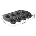 thumbnail image 2 of 3 Pack 8-cavity Bread Pans Non-stick Bread Cake Mold Baking Tools, 2 of 5