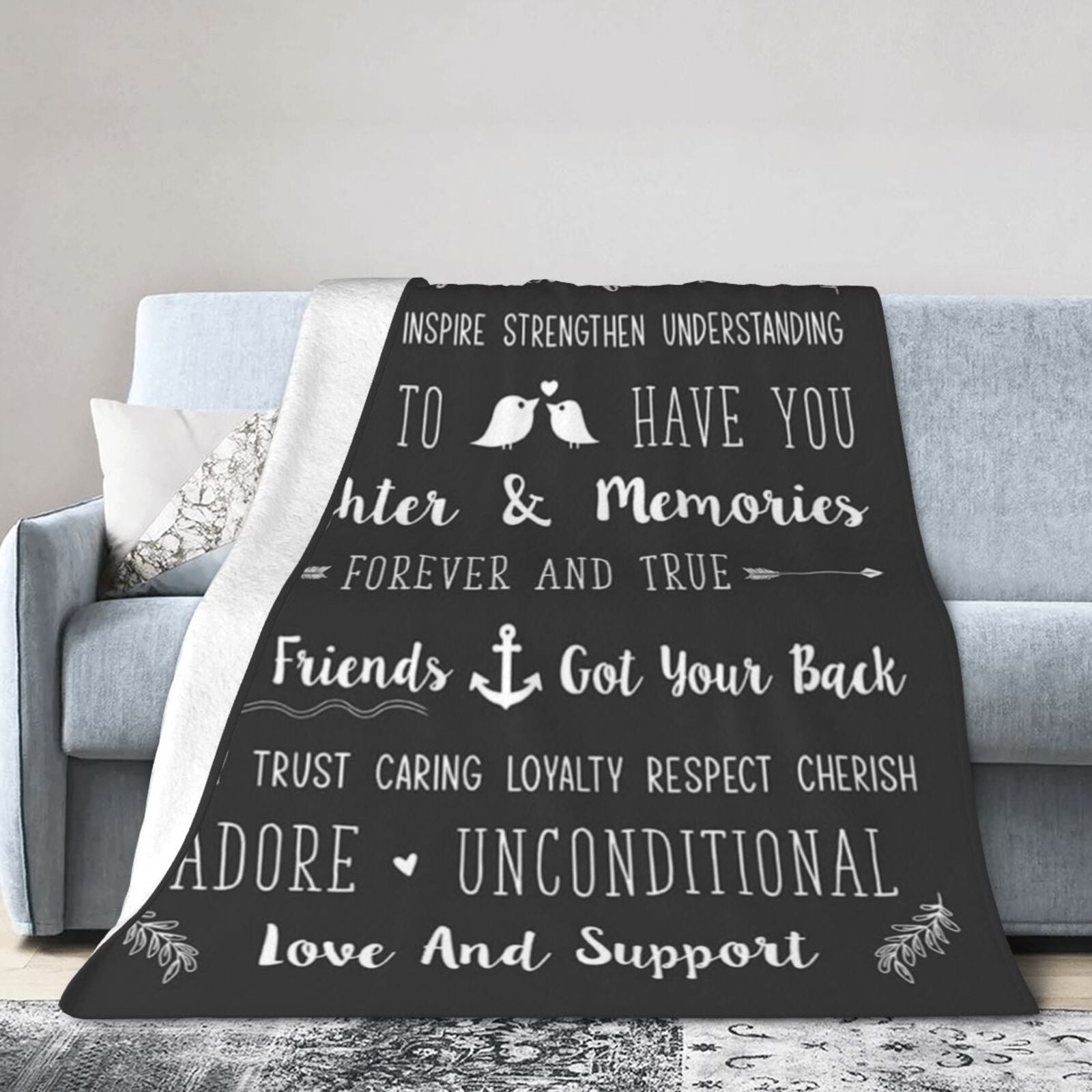 SPXUBZ Best Friend Blanket for Women, Friendship Gift Blanket for BFF