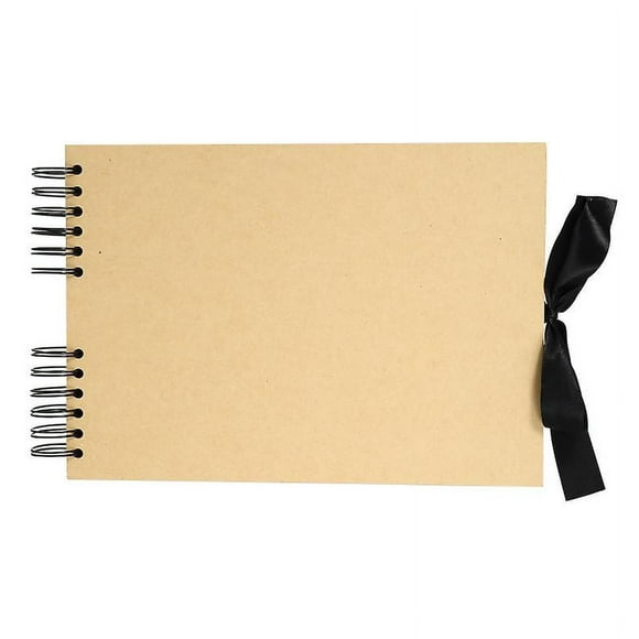 1 Uds. Álbum de fotos artesanal de página negra