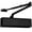 Matte Black, variant on Lawrence Hardware Heavy Duty Commercial Door Closer for Interior & Exterior Doors, Aluminum