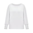 thumbnail image 4 of UFOUND Stylish Sweaters Fashion Women Bow Collar Solid Color Buttons Long Sleeve Knitted Casual Warm Top Classic Dailywear Unique Winter Sweater, 4 of 6
