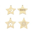 thumbnail image 3 of Ramadan Wooden STAR MOON Shape Pendant [24 PACK] Ramadan Ornament DIY Cutouts Ramadan Decoration Islamic wall decoration Islamic Gifts 123, 3 of 6