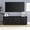 Black, variant on Mansfield Rectangular TV Stand for TV's up to 78" in Black Grain