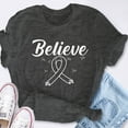 thumbnail image 5 of EcoLoom Believe In The Strong Melanoma Awareness Warrior Short Sleeve Unisex T Shirt Black-S, 5 of 6