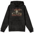 thumbnail image 6 of Five Nights At Freddy's Springtrap Freddy Poster Art Men's Black Mineral Wash Long Sleeve Hooded Sweatshirt - 3XL, 6 of 7
