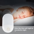 thumbnail image 4 of PRETXORVE - Lámpara con sensor de movimiento para interiores, luz nocturna enchufable, luz LED blanca cálida con sensor inteligente de anochecer a canto de gallo para niños, guarderías, ideal para, 4 of 5