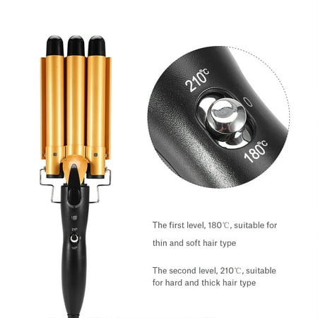 Greensen Temperature Adjustable Hair Curler Tourmaline Ceramic