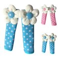 thumbnail image 3 of Poignée de Porte Couvercle Tissu 2PCS Dot Fleur Porte Poignée Meubles Protecteur, 3 of 9