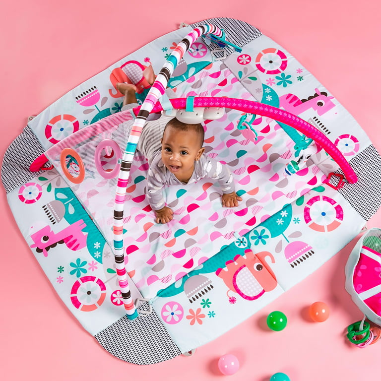 Bright Starts 5in1 Baby Your Way Play Mat Activity Gym/Ball Pit Totally  Tropical