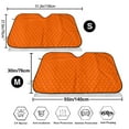 thumbnail image 3 of Balery Orange Scales Print Car Windshield Sun Shade,Windshield Sunshade for Car Pickup Truck SUV Accessories-Small, 3 of 7