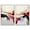 Silver Frame, variant on Rhythmic Rush Colors Duo Canvas Print Sunset Pink Wall Decor Set by Art Remedy, Gallery Wrapped, 10 x 15