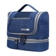 thumbnail image 1 of Neceser de viaje colgante, organizador de maquillaje portátil, para cosméticos y brochas. Azul, 1 of 9