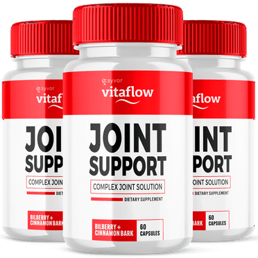 Vitaflow Joint Support Pill Advanced Mobility Support Supplement 180 Capsules