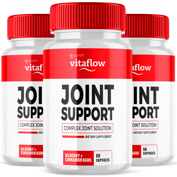 Vitaflow Joint Support Pill Advanced Mobility Support Supplement 180 Capsules