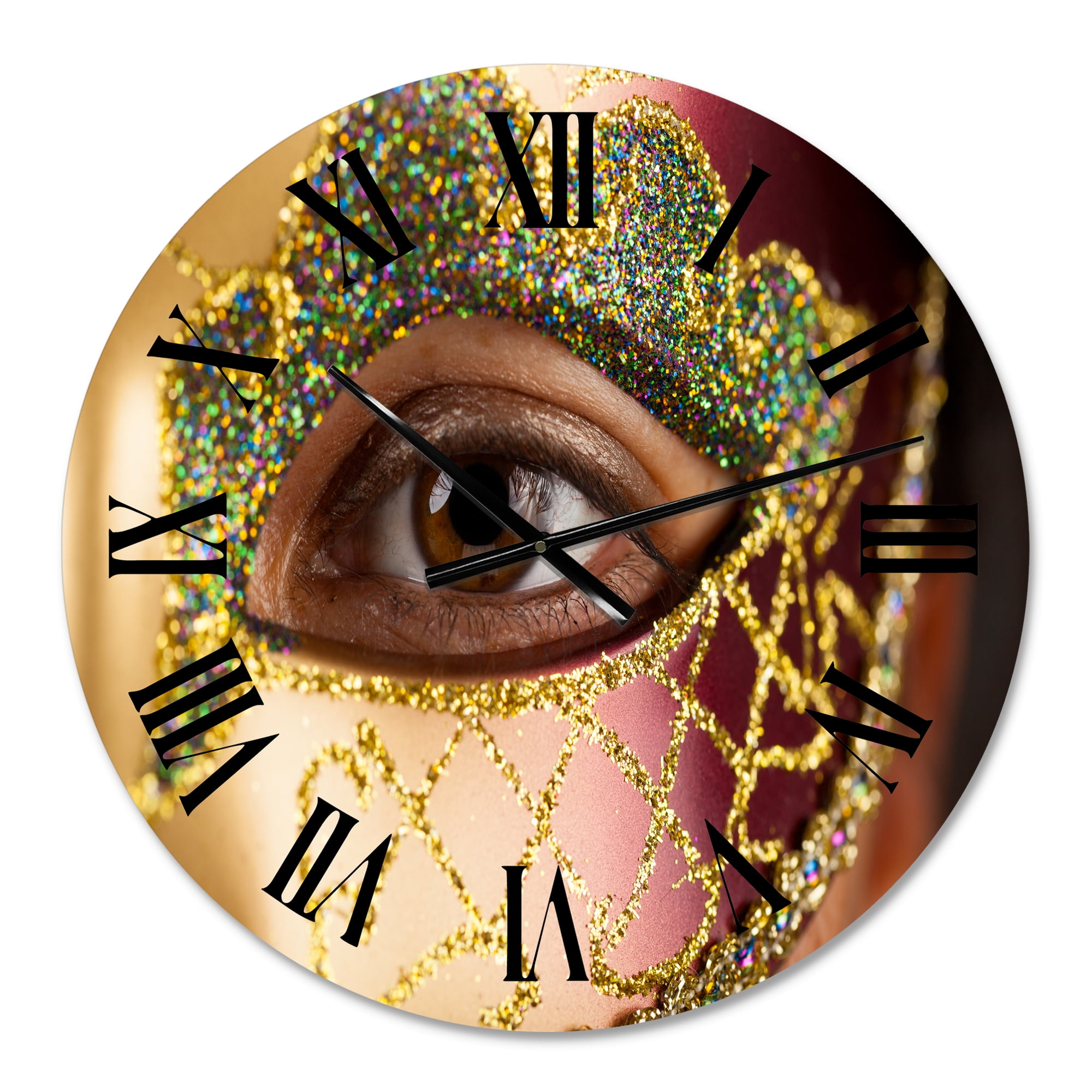 Designart 1 in Modern,Contemporary Wall Clock