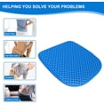 thumbnail image 6 of Large Gel Seat Cushion for Long Sitting – Soft, Breathable, Non-Slip Cover, for Office Chair, Car, Desk, Wheelchair, 6 of 7