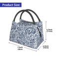 thumbnail image 2 of Disketp Paisley4 Bolsa Térmica Estampada, Bolsa Térmica Aislante para Almuerzo, Playa y Campamento, 2 of 6