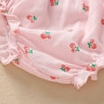 thumbnail image 4 of FRSASU Clearance Toddler Kids Baby Girls Ruffled Fruit Print Tops Pp Pants Hair Band Outfits Sets, 4 of 9