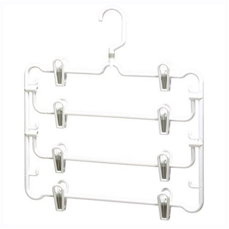 Whitmor 6027-230 Designer Plastic 4 Tier Skirt Hanger