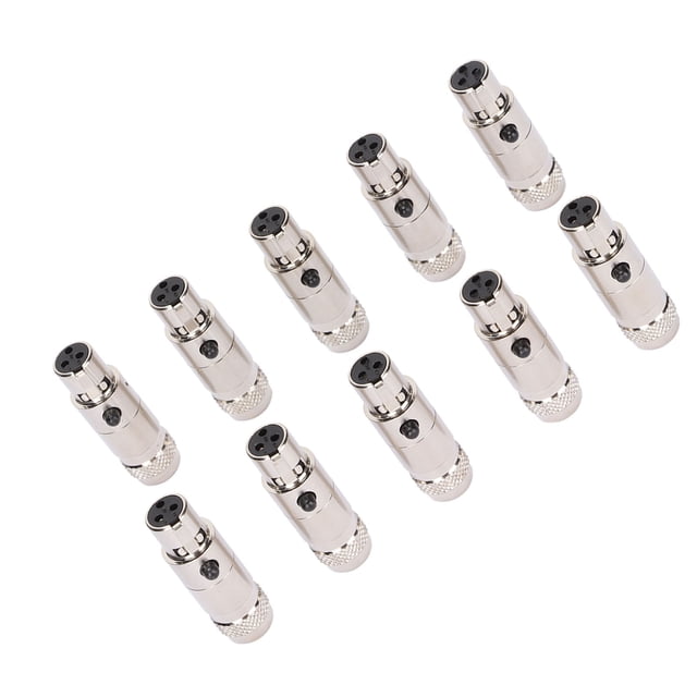 Adaptador XLR de 3 Pines Hembra a Macho Bling Bling
