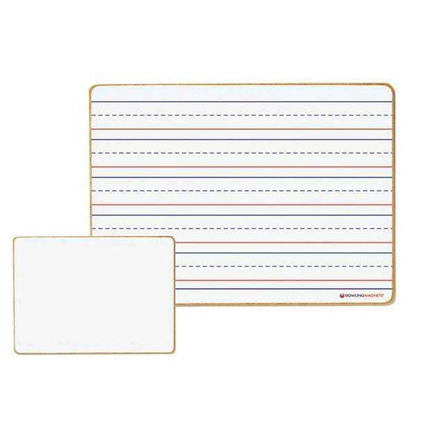 12 x 8.75 in. DryErase Lined & Blank Board