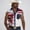 White, variant on fnnxeal Mens Blue Patriotic Western Sleeveless Button Down Shirt Casual Star Stripe Print Top for 4th of July Outdoor RodeoSize 2XL