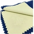 thumbnail image 3 of Jewelry Cleaning Polishing Cloth Tarnish Remover Cleans Polishes Shines Protects Gold Silver Platinum Portable 5" x 4" Jewelery Cleaner (Pack of 3), 3 of 3