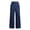 Dark Blue#linen pants women, variant on Womens Linen Pants Beach Summer Boho Wide Leg Casual Pants Palazzo Button High Waist Irregular Wrap Lounge Travel Vacation White,M