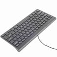 thumbnail image 1 of USB Wired Keyboard and Mouse Set Ultra Thin Compact Design 284x134x18mm Keyboard 113x59x20mm Mouse Plug and Play with 1. Durable Cable for PC Laptop Office Work, 1 of 7