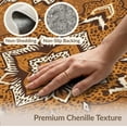 thumbnail image 6 of ODIKA Flannel Cow Print Theme Irregular Motif Covering Fuzzy Artificial Stain Resistant Low Profile for Dorm Room, Small Living Apartment, 6 of 7