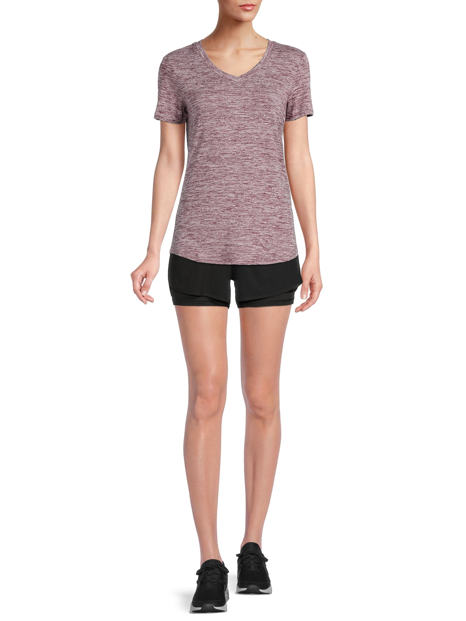 Avia Women's Transition V-Neck Short Sleeve T-Shirt