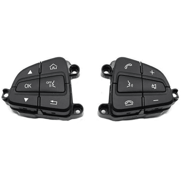 Replacement Steering Wheel Control Buttons For Mercedes Benz C Class W205 2014 2015 2016 2017 2018 For Mercedes Benz GLC Class W253 2016 2017 2018 2019, Steering Pad Audio Control Switch-black