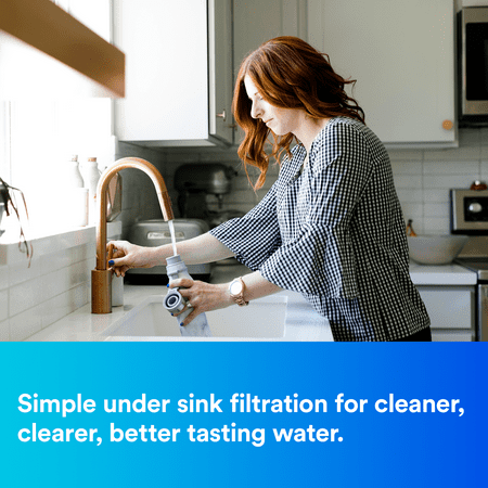 Filtrete - Standard Under Sink Quick Change Water Filtration System 3US-AS01 - White