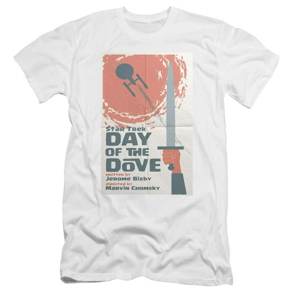 Star Trek Tos Episode 62 Premium Canvas Adult Slim Fit 30/1 T-Shirt White