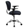 thumbnail image 4 of Scranton & Co Mid-Back Mesh Task Office Chair with Arms in Gray, 4 of 5