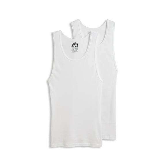 Jockey Men's Made in 100% Cotton Tank - 2 Pack