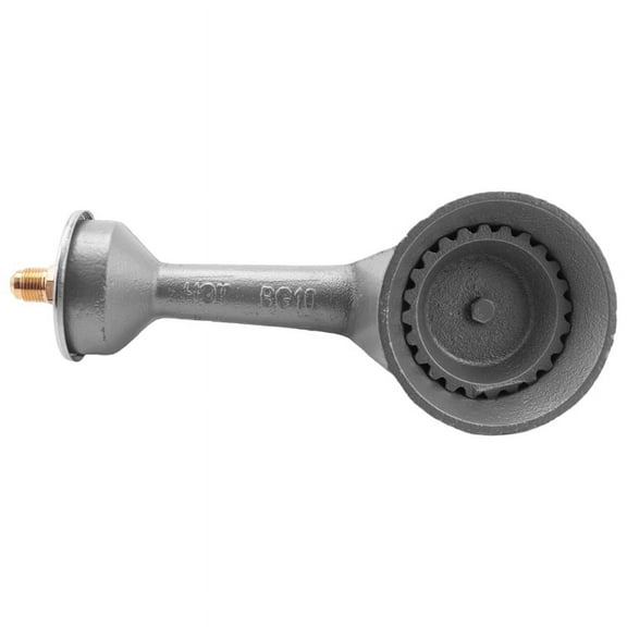 High Pressure Propane Cast-Iron Round Burner Head, Head with Orifice Brass Fitting