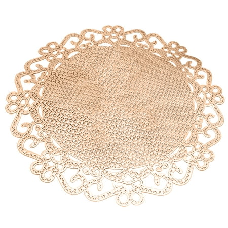 

Wanwan Cup Pad Chinese Knot Pattern Waterproof PVC Vase Place Mat Wedding Centerpiece