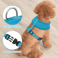 thumbnail image 6 of MoNiBloom No Pull Dog Harness, Pet Vest Adjustable Mesh Breathable Harnesses for Dogs Walking, Sky Blue S, 6 of 8