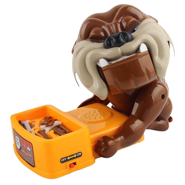 Vogacara Juego de plástico para morder animales para niños pequeños, juguete eléctrico interactivo para padres e hijos, juguete escolar con tarjeta de Juguetes novedosos y de broma Tipo 1 Vogacara FN0466-00B